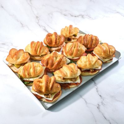 Bandeja mixta de mini brioches (12 uds)