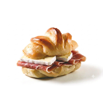 Mini Briox Jamón y Queso Brie