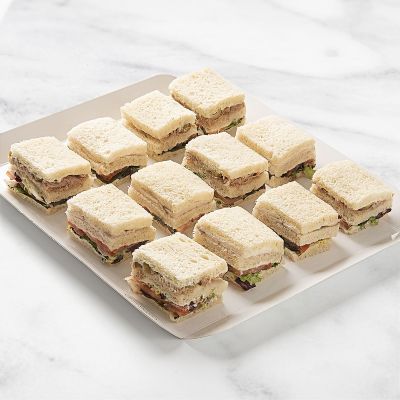 Bandeja mixta de sándwich vegetal (12 uds)