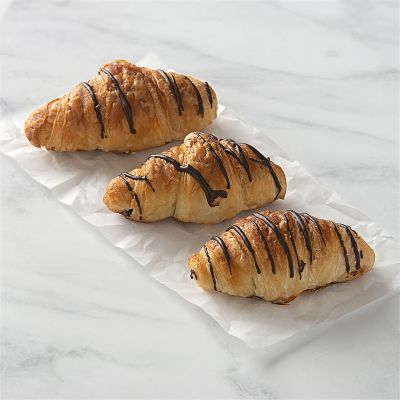 Mini croissant de chocolate
