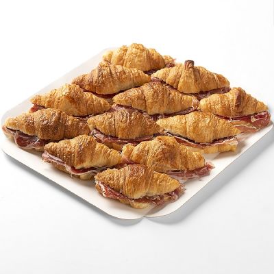 Bandeja de mini croissant ibérico (12 uds)