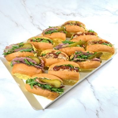 Bandeja de mini brioches de carne (12 Uds)